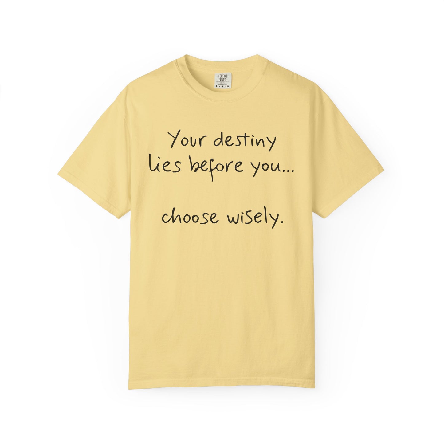 "Your destiny lies before you, choose wisely!"