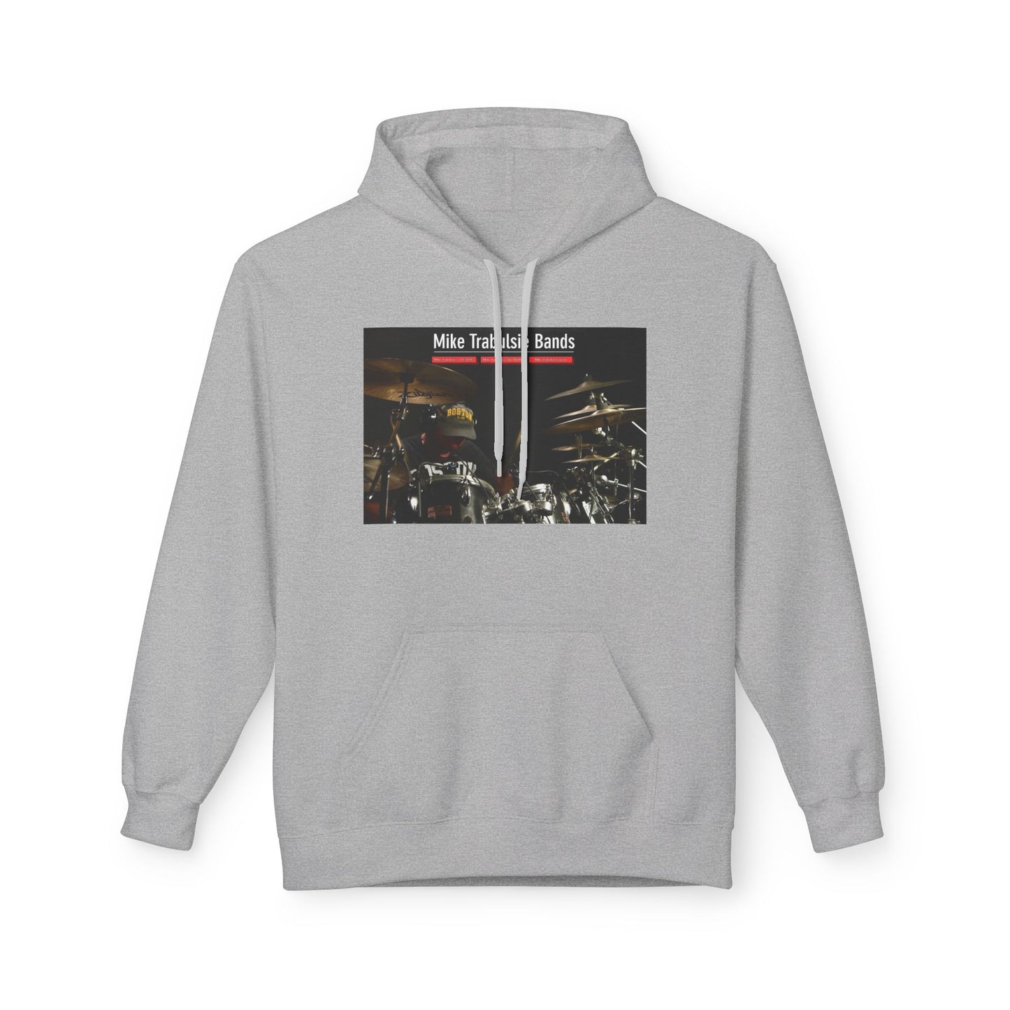 Drummer Photo Hoodie - Mike Trabulsie Drummer Graphic Pullover