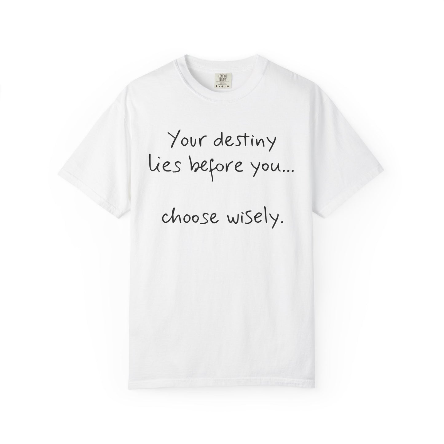 "Your destiny lies before you, choose wisely!"