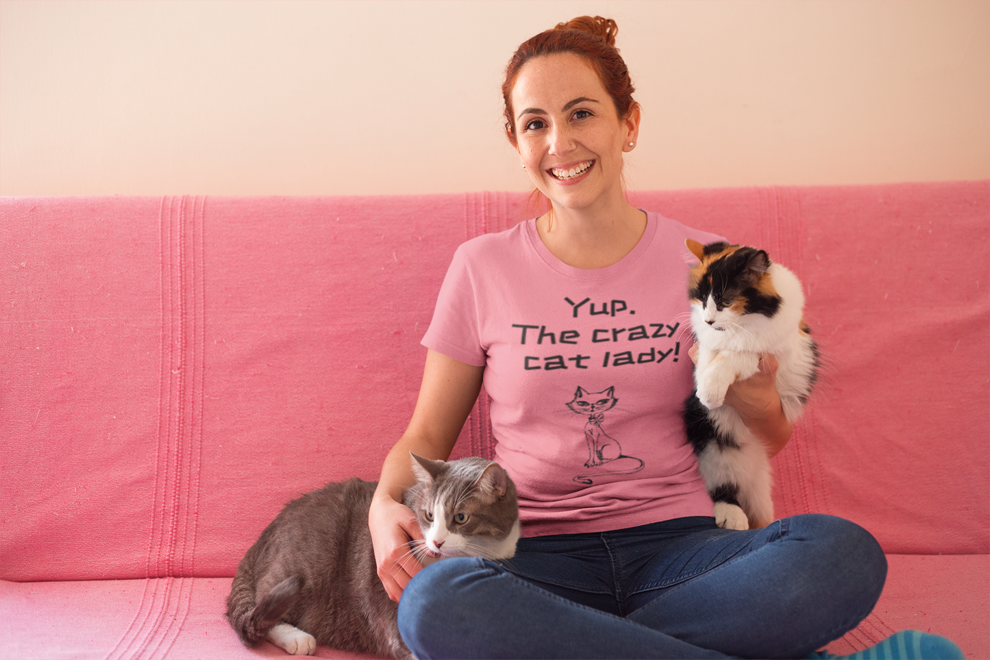 "Yup, the crazy cat lady!"