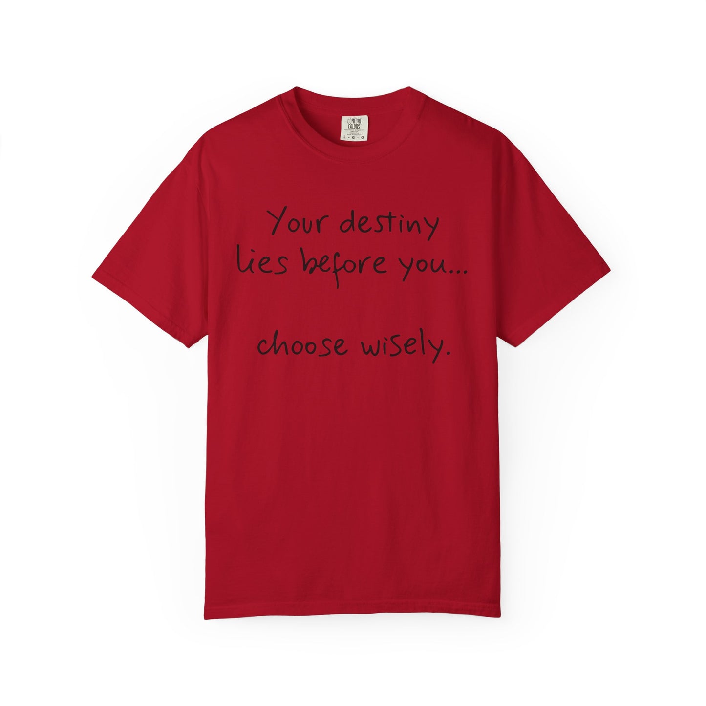 "Your destiny lies before you, choose wisely!"